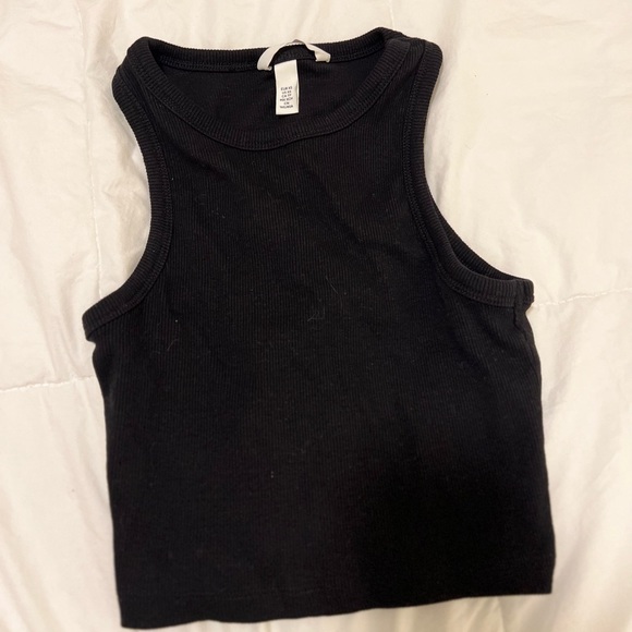 black womens tank top size XS from H&M - Picture 1 of 2